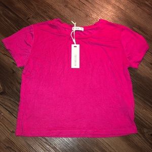 Soft cropped T-shirt